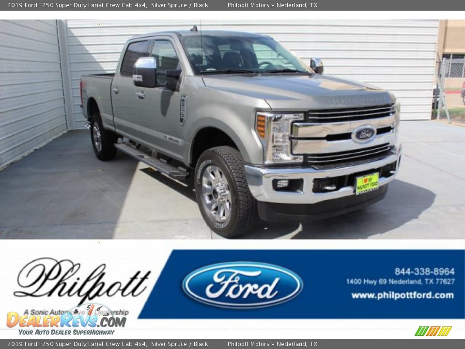 2019 Ford F250 Super Duty Lariat Crew Cab 4x4 Silver Spruce / Black Photo #1