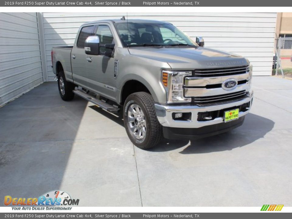 2019 Ford F250 Super Duty Lariat Crew Cab 4x4 Silver Spruce / Black Photo #2