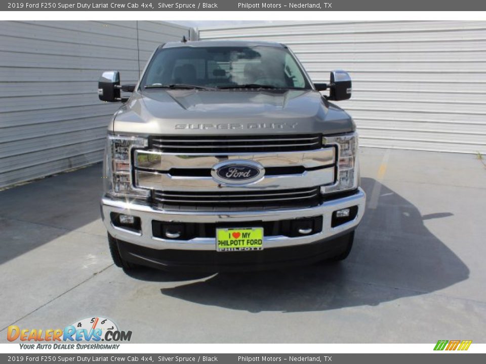 2019 Ford F250 Super Duty Lariat Crew Cab 4x4 Silver Spruce / Black Photo #3