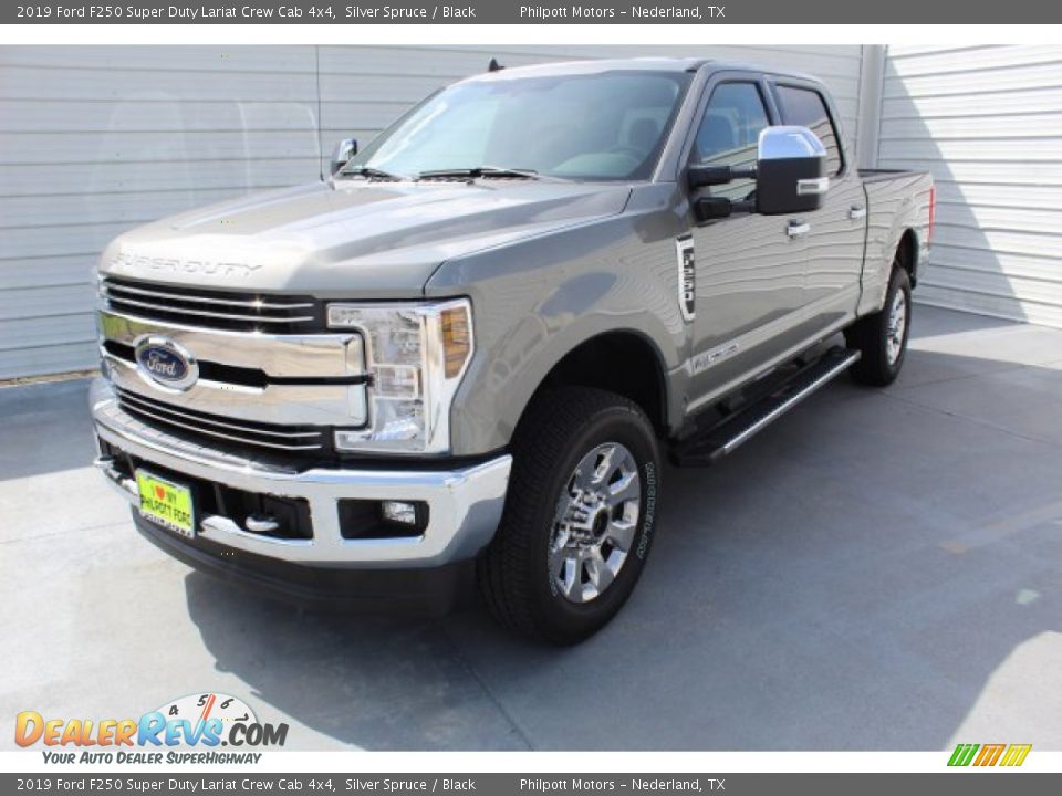 2019 Ford F250 Super Duty Lariat Crew Cab 4x4 Silver Spruce / Black Photo #4
