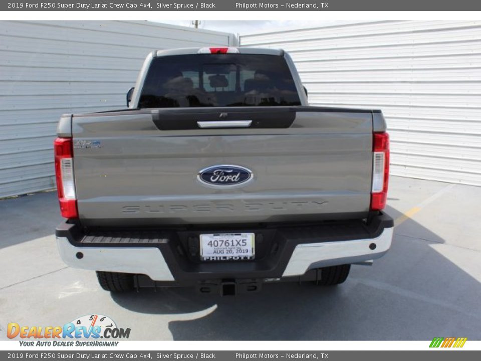 2019 Ford F250 Super Duty Lariat Crew Cab 4x4 Silver Spruce / Black Photo #7