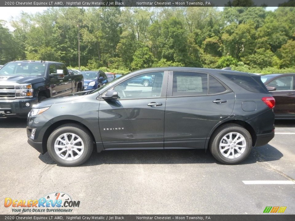 2020 Chevrolet Equinox LT AWD Nightfall Gray Metallic / Jet Black Photo #2
