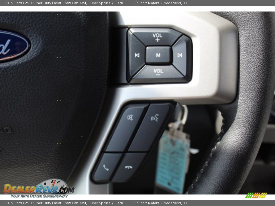 2019 Ford F250 Super Duty Lariat Crew Cab 4x4 Silver Spruce / Black Photo #13