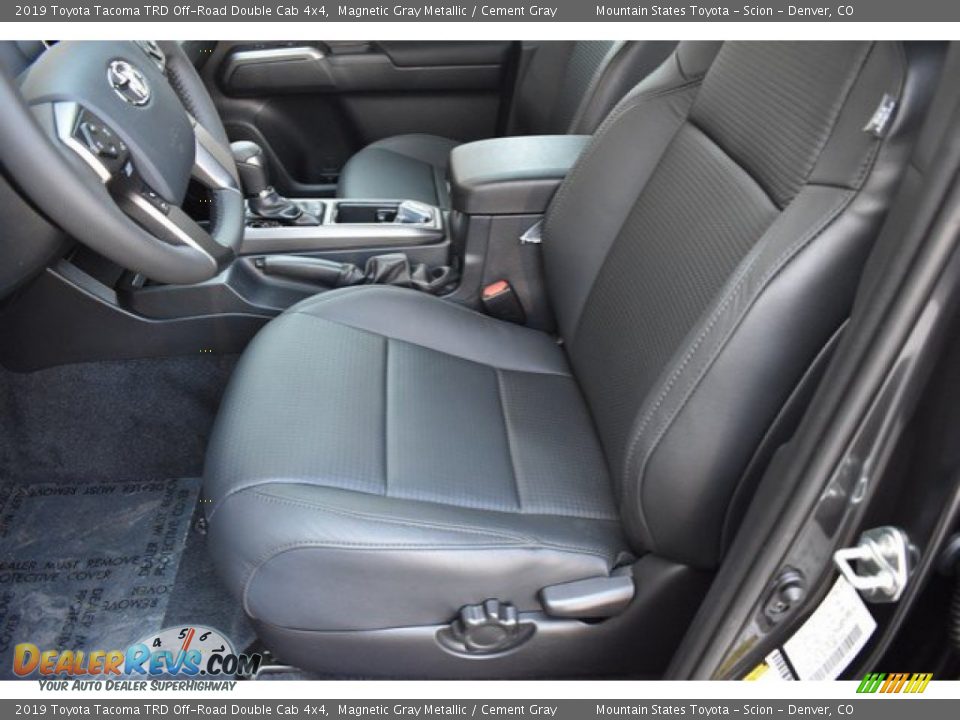 2019 Toyota Tacoma TRD Off-Road Double Cab 4x4 Magnetic Gray Metallic / Cement Gray Photo #6