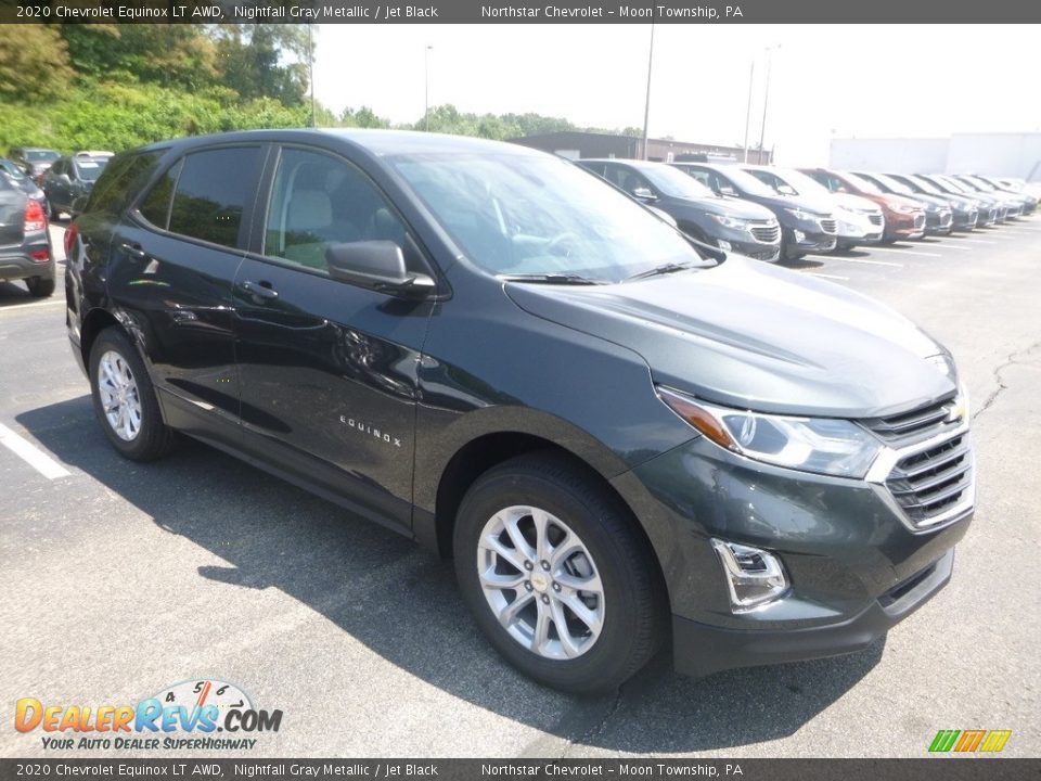 2020 Chevrolet Equinox LT AWD Nightfall Gray Metallic / Jet Black Photo #7