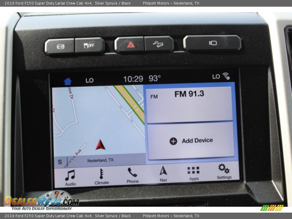 2019 Ford F250 Super Duty Lariat Crew Cab 4x4 Silver Spruce / Black Photo #16