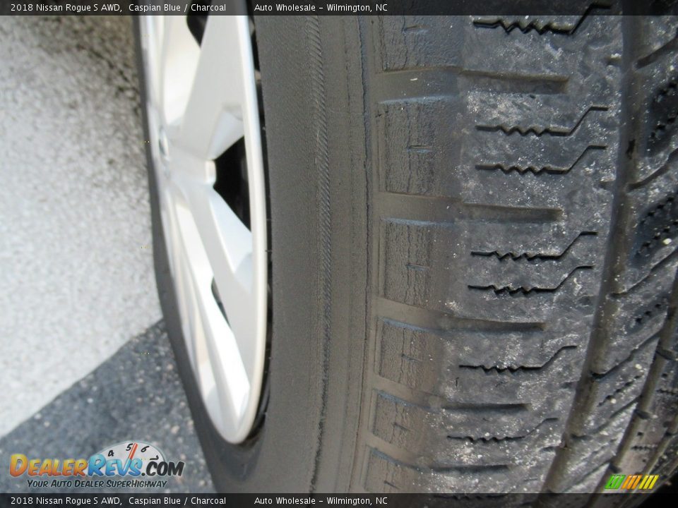 2018 Nissan Rogue S AWD Caspian Blue / Charcoal Photo #8