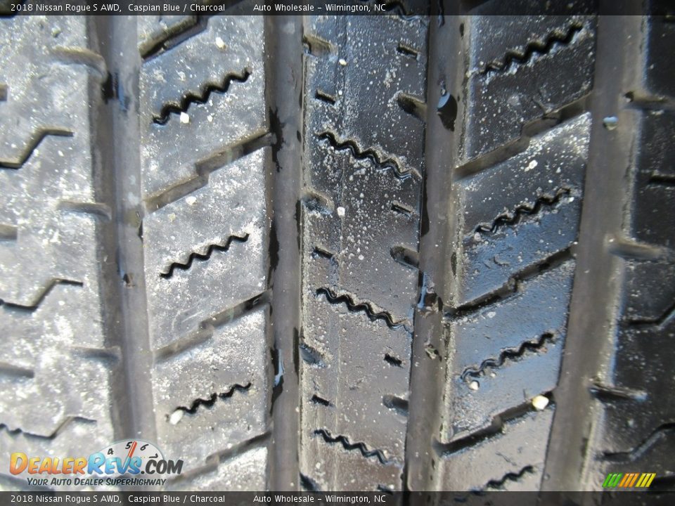 2018 Nissan Rogue S AWD Caspian Blue / Charcoal Photo #10