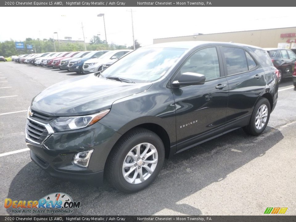 2020 Chevrolet Equinox LS AWD Nightfall Gray Metallic / Ash Gray Photo #1