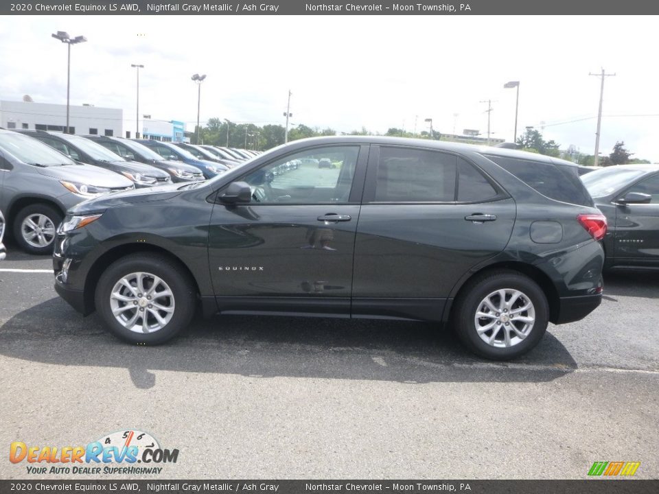 2020 Chevrolet Equinox LS AWD Nightfall Gray Metallic / Ash Gray Photo #2