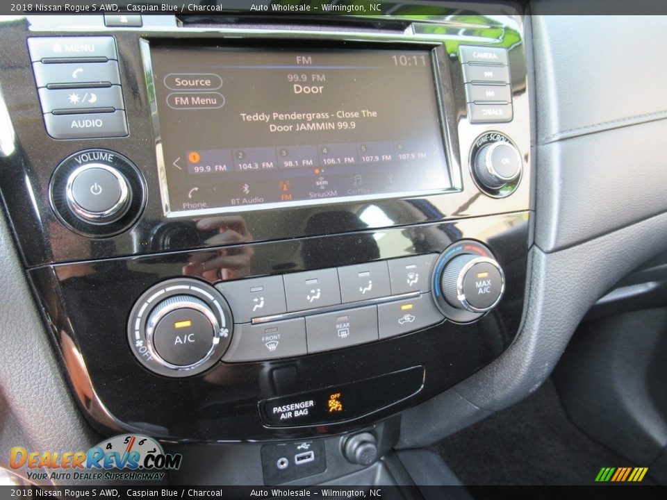 2018 Nissan Rogue S AWD Caspian Blue / Charcoal Photo #17