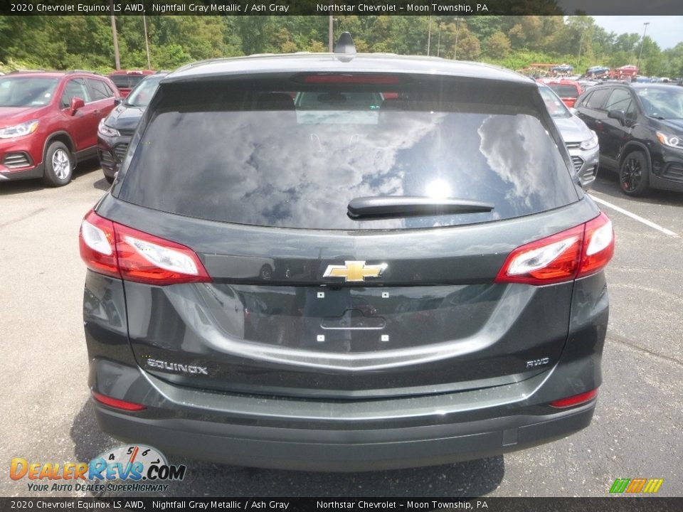 2020 Chevrolet Equinox LS AWD Nightfall Gray Metallic / Ash Gray Photo #4