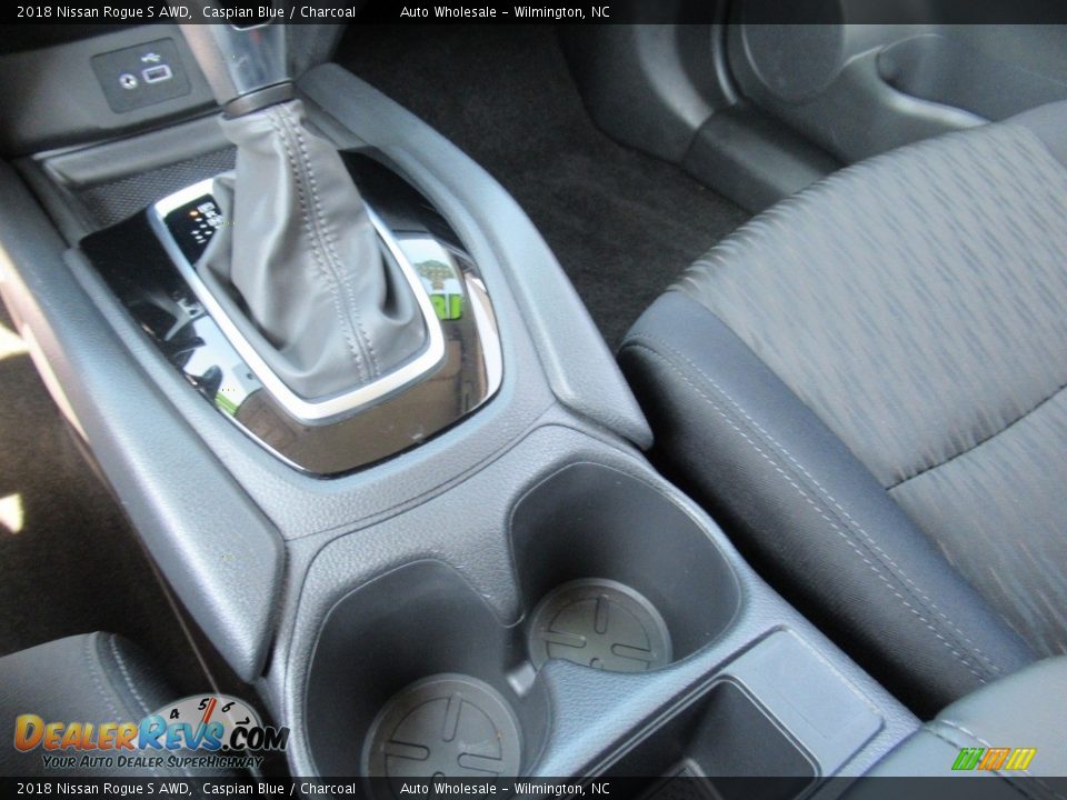 2018 Nissan Rogue S AWD Caspian Blue / Charcoal Photo #19