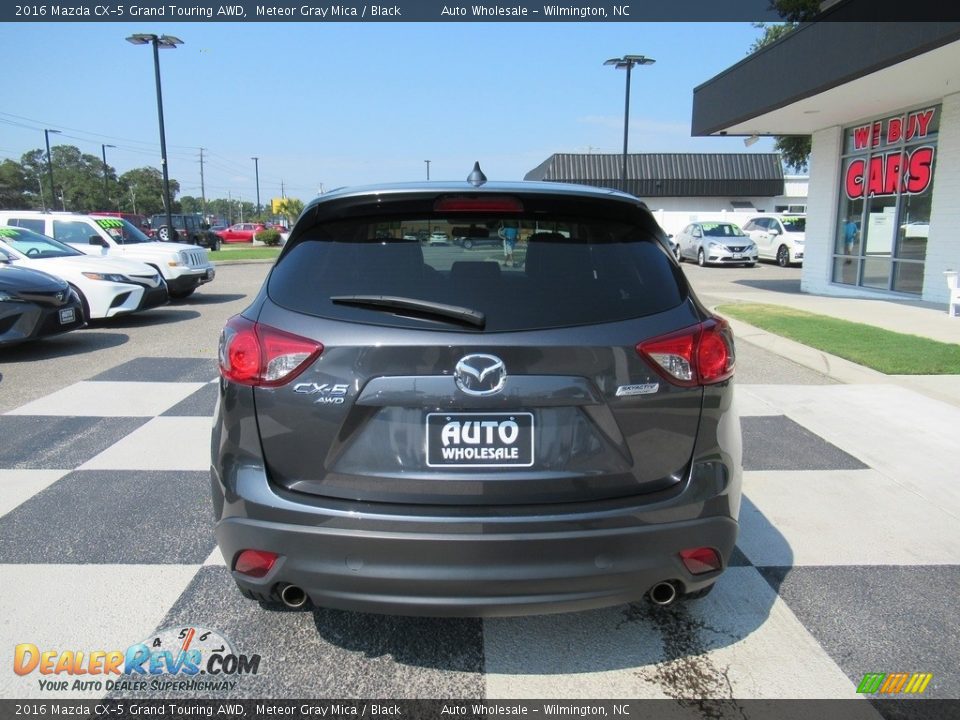 2016 Mazda CX-5 Grand Touring AWD Meteor Gray Mica / Black Photo #4
