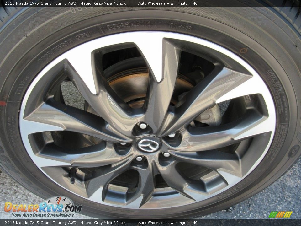 2016 Mazda CX-5 Grand Touring AWD Meteor Gray Mica / Black Photo #7