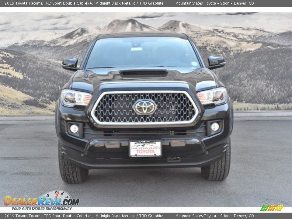 2019 Toyota Tacoma TRD Sport Double Cab 4x4 Midnight Black Metallic / TRD Graphite Photo #2