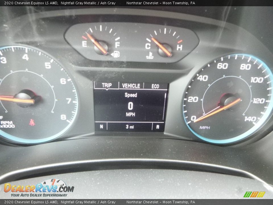 2020 Chevrolet Equinox LS AWD Nightfall Gray Metallic / Ash Gray Photo #20