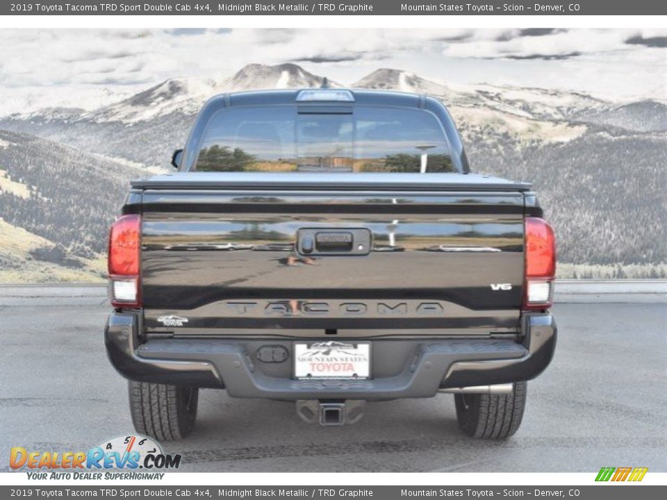 2019 Toyota Tacoma TRD Sport Double Cab 4x4 Midnight Black Metallic / TRD Graphite Photo #4