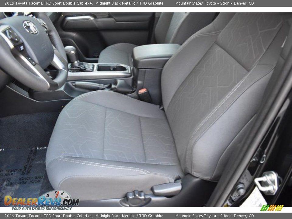 2019 Toyota Tacoma TRD Sport Double Cab 4x4 Midnight Black Metallic / TRD Graphite Photo #6