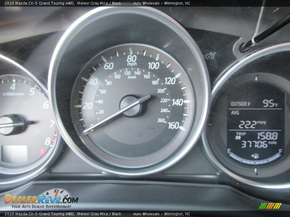 2016 Mazda CX-5 Grand Touring AWD Meteor Gray Mica / Black Photo #16