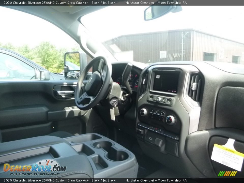 2020 Chevrolet Silverado 2500HD Custom Crew Cab 4x4 Black / Jet Black Photo #10