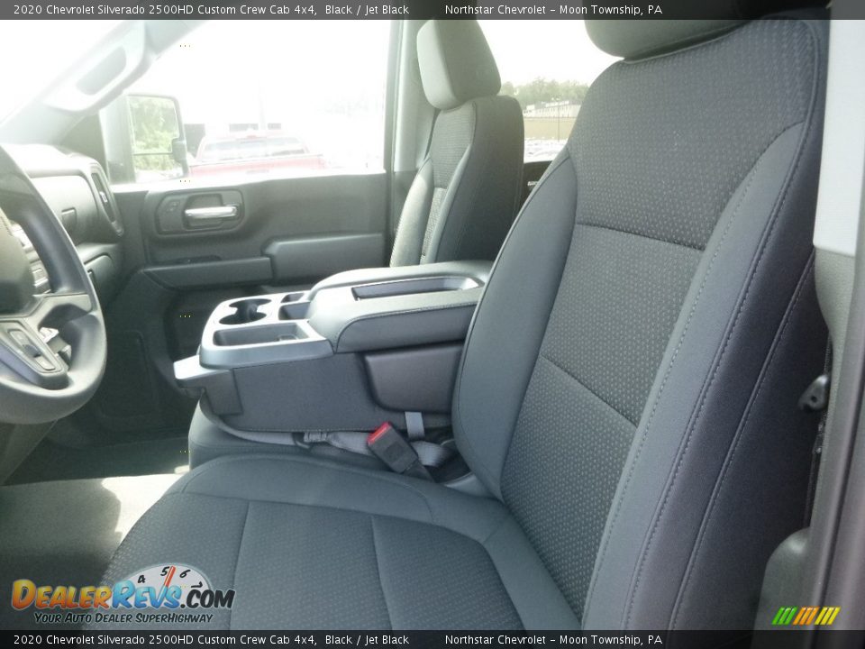 2020 Chevrolet Silverado 2500HD Custom Crew Cab 4x4 Black / Jet Black Photo #13