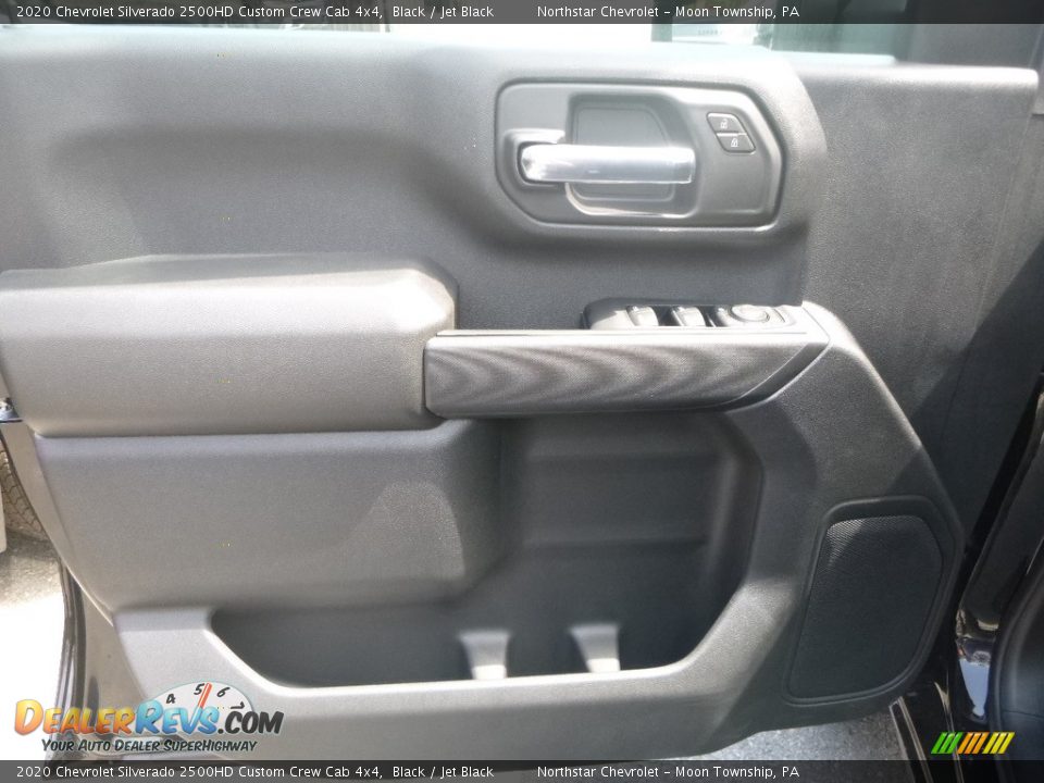 2020 Chevrolet Silverado 2500HD Custom Crew Cab 4x4 Black / Jet Black Photo #14