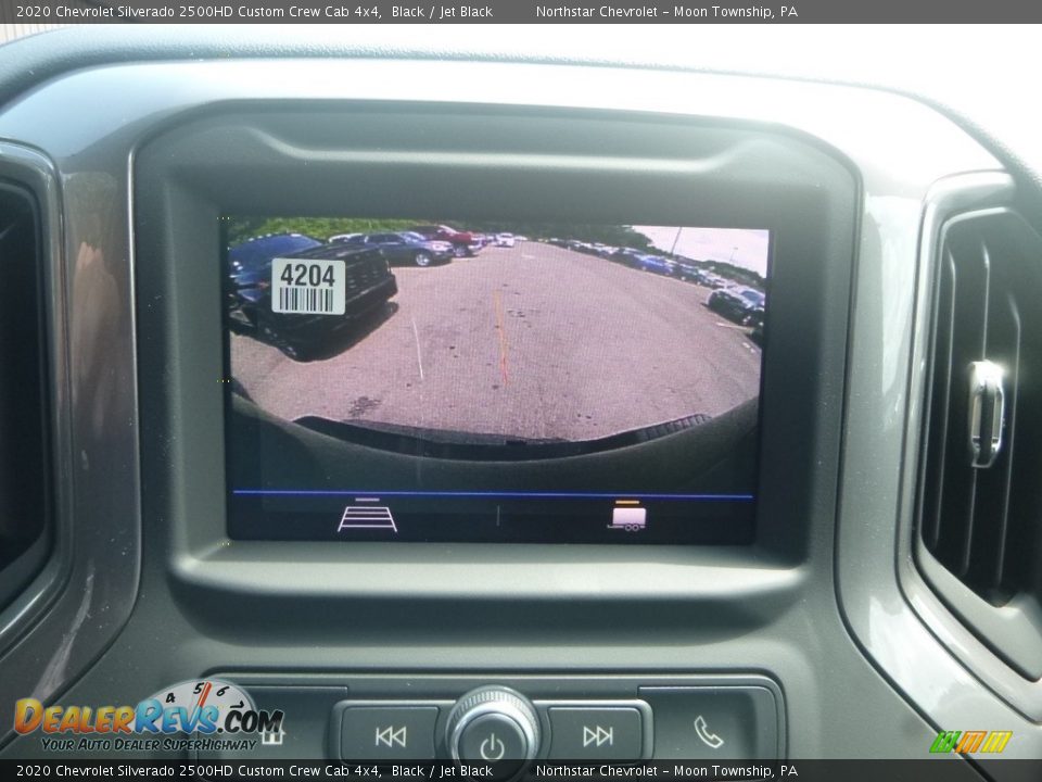 2020 Chevrolet Silverado 2500HD Custom Crew Cab 4x4 Black / Jet Black Photo #17