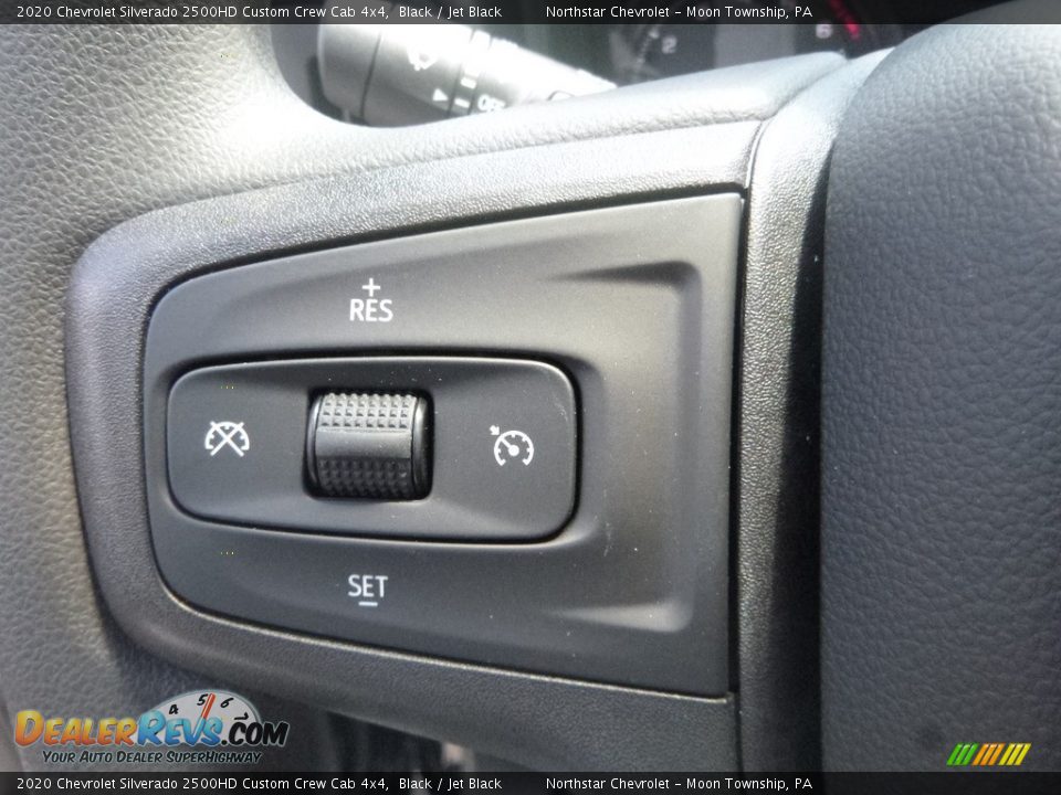 2020 Chevrolet Silverado 2500HD Custom Crew Cab 4x4 Black / Jet Black Photo #18