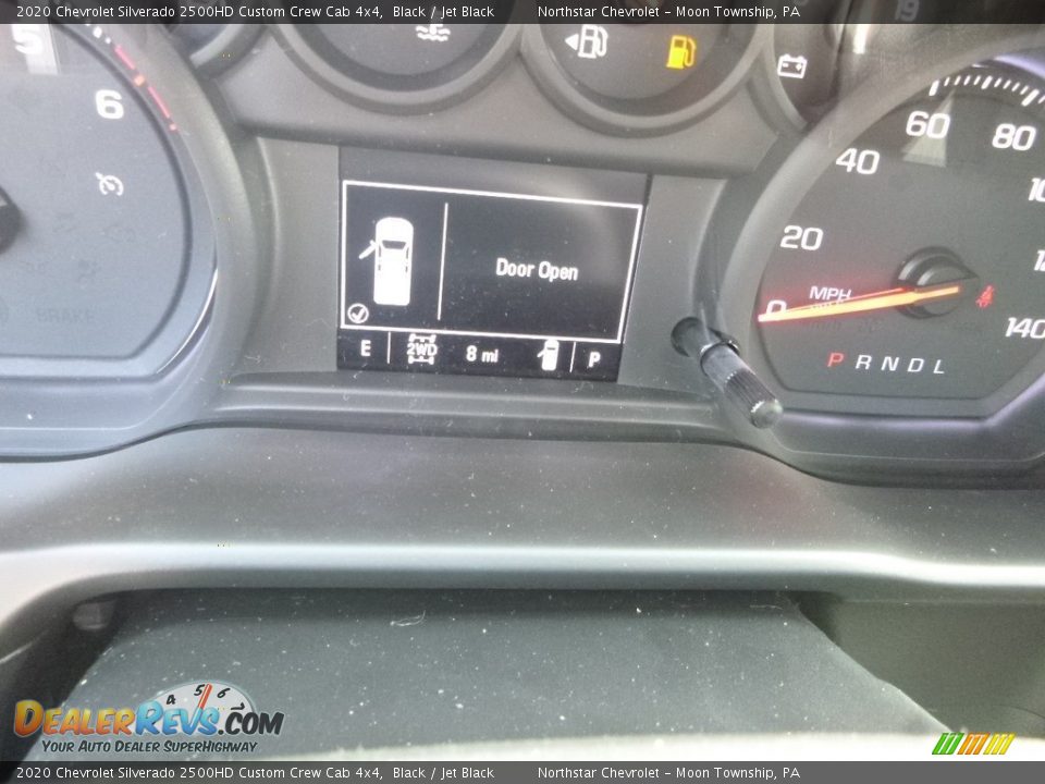 2020 Chevrolet Silverado 2500HD Custom Crew Cab 4x4 Black / Jet Black Photo #19