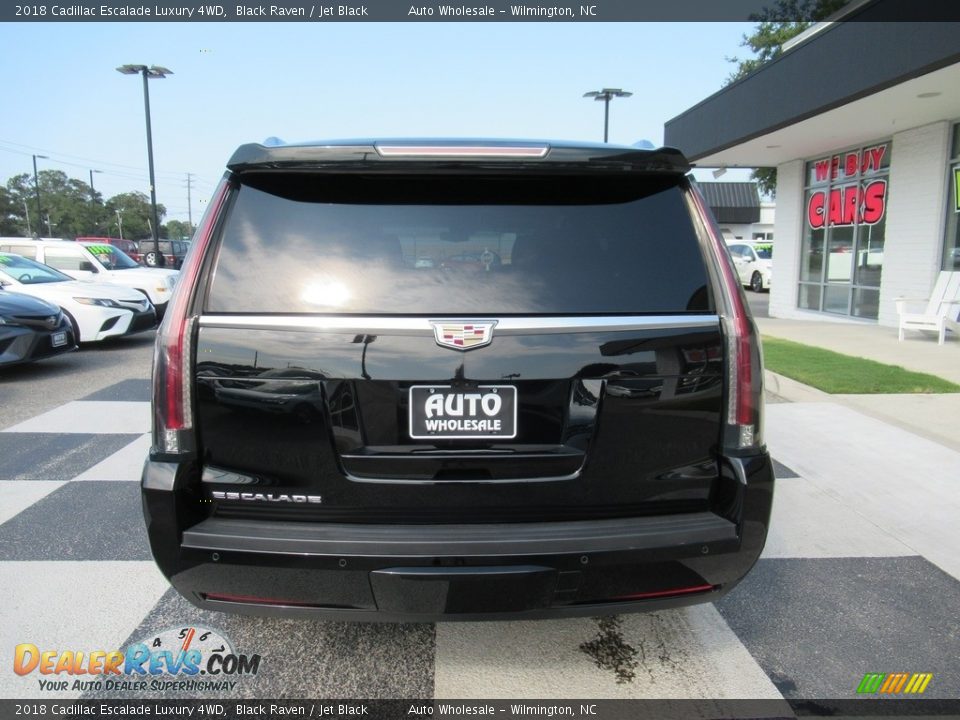2018 Cadillac Escalade Luxury 4WD Black Raven / Jet Black Photo #4