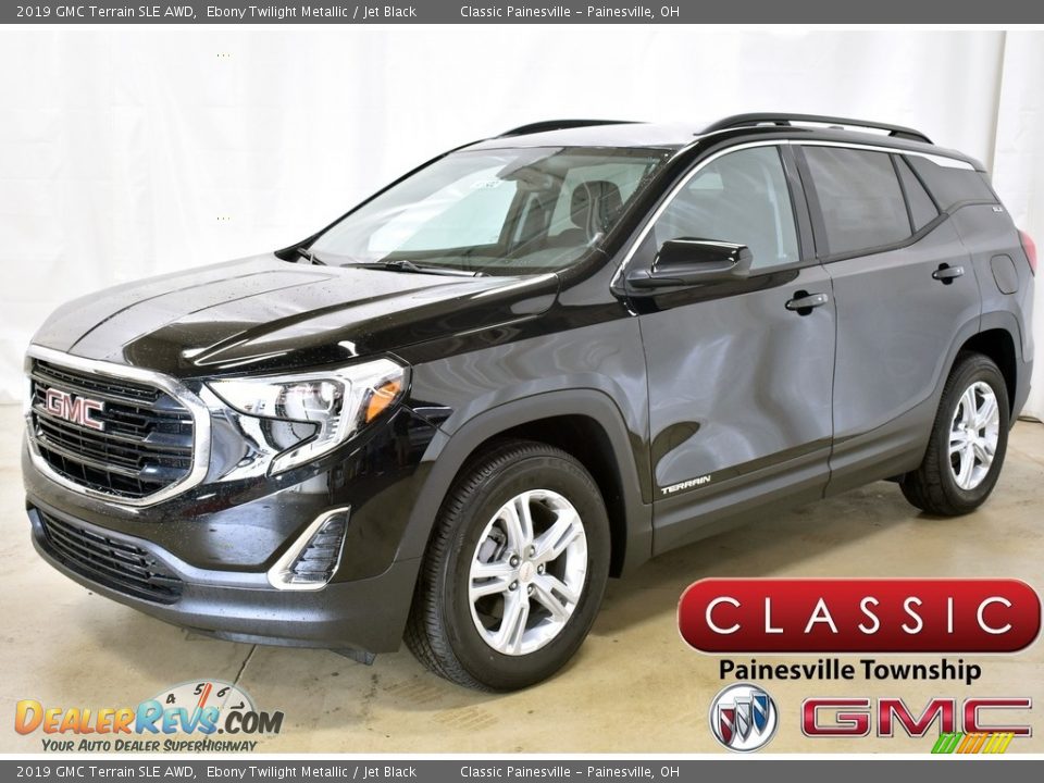 2019 GMC Terrain SLE AWD Ebony Twilight Metallic / Jet Black Photo #1