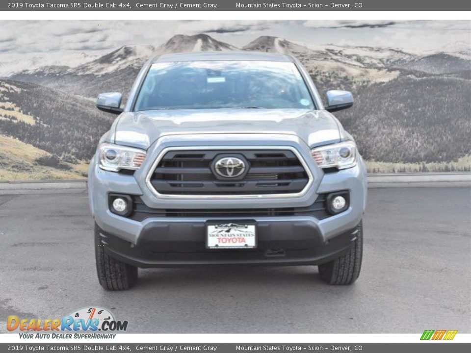 2019 Toyota Tacoma SR5 Double Cab 4x4 Cement Gray / Cement Gray Photo #2
