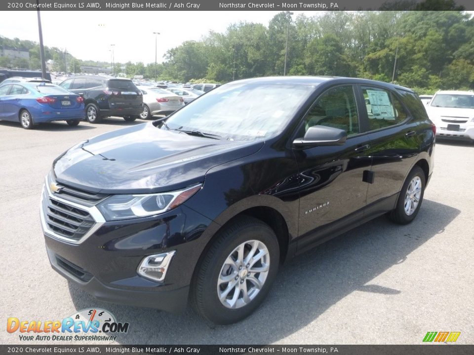 2020 Chevrolet Equinox LS AWD Midnight Blue Metallic / Ash Gray Photo #1