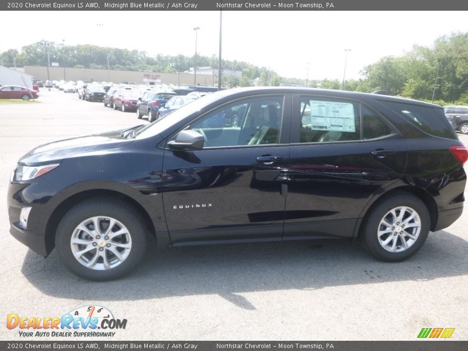 2020 Chevrolet Equinox LS AWD Midnight Blue Metallic / Ash Gray Photo #2