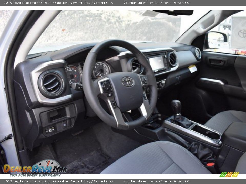 2019 Toyota Tacoma SR5 Double Cab 4x4 Cement Gray / Cement Gray Photo #5