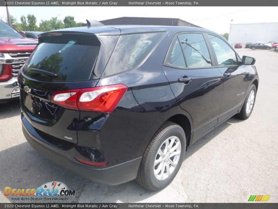 2020 Chevrolet Equinox LS AWD Midnight Blue Metallic / Ash Gray Photo #5