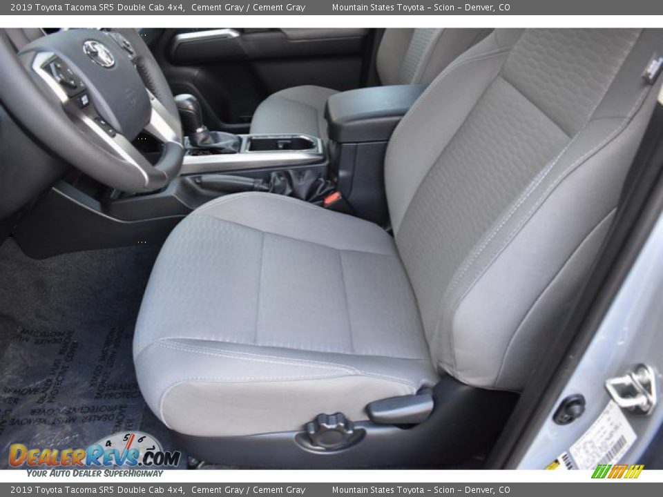 2019 Toyota Tacoma SR5 Double Cab 4x4 Cement Gray / Cement Gray Photo #6