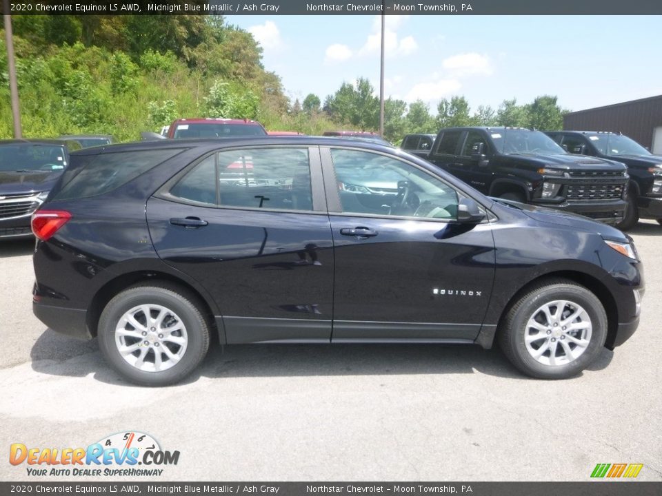 2020 Chevrolet Equinox LS AWD Midnight Blue Metallic / Ash Gray Photo #6