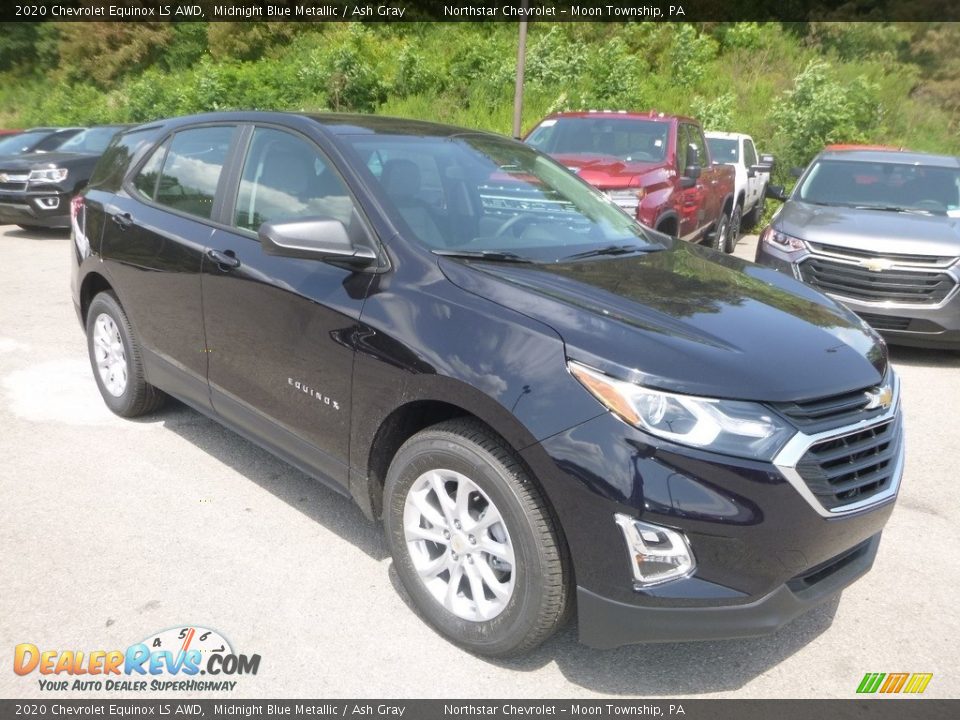 2020 Chevrolet Equinox LS AWD Midnight Blue Metallic / Ash Gray Photo #7