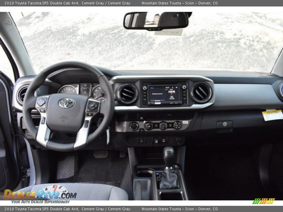2019 Toyota Tacoma SR5 Double Cab 4x4 Cement Gray / Cement Gray Photo #7