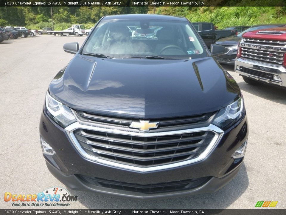 2020 Chevrolet Equinox LS AWD Midnight Blue Metallic / Ash Gray Photo #8