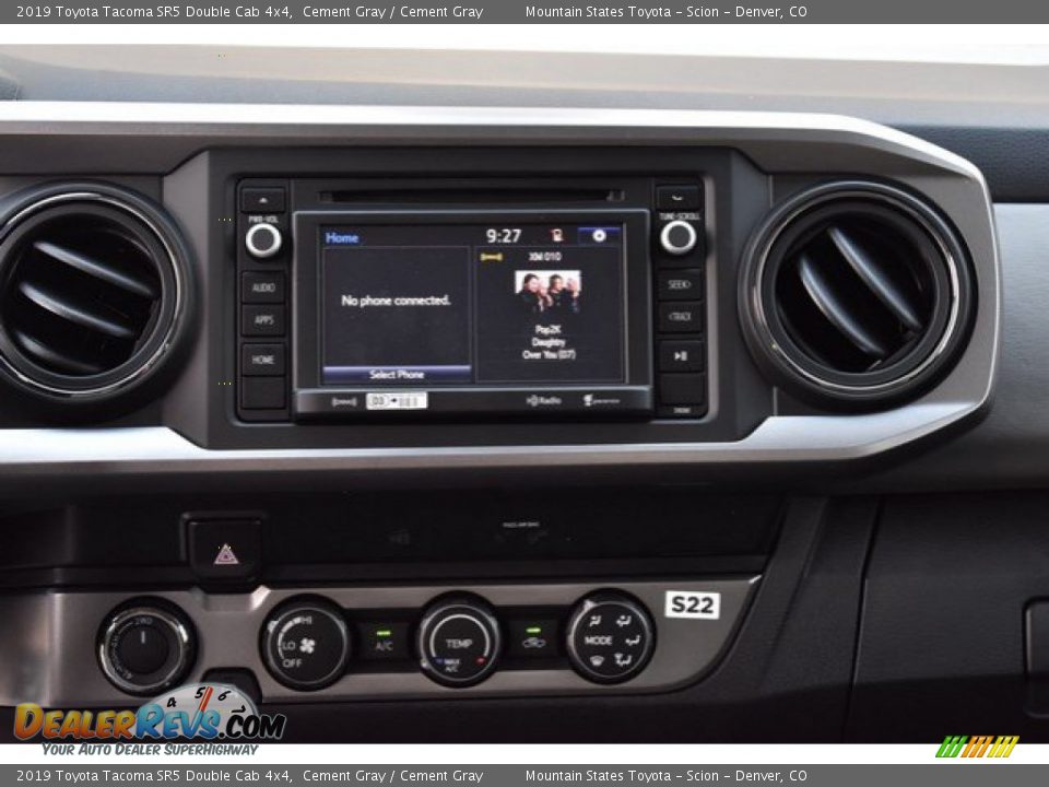 2019 Toyota Tacoma SR5 Double Cab 4x4 Cement Gray / Cement Gray Photo #8