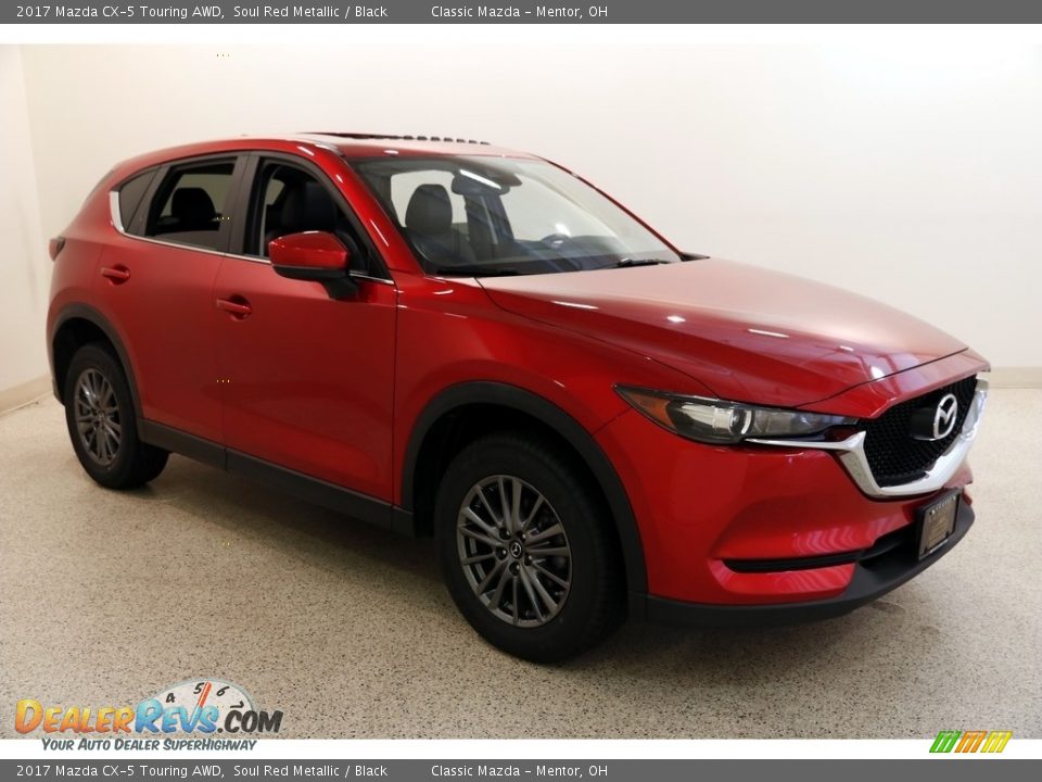2017 Mazda CX-5 Touring AWD Soul Red Metallic / Black Photo #1