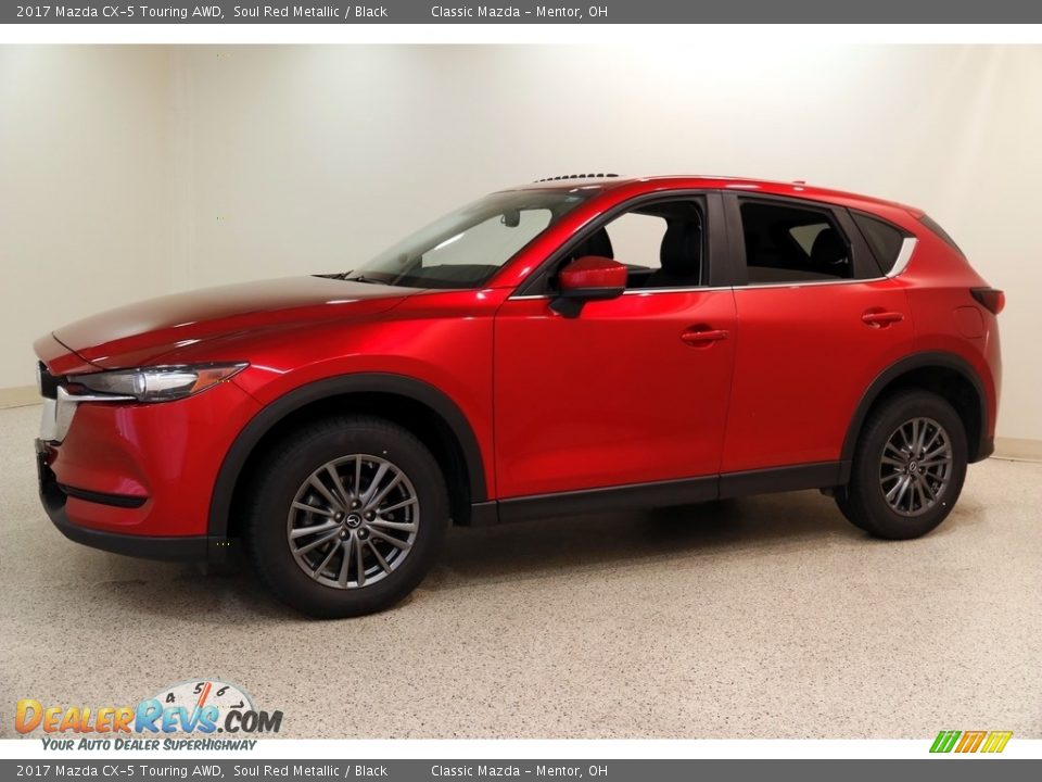 2017 Mazda CX-5 Touring AWD Soul Red Metallic / Black Photo #3