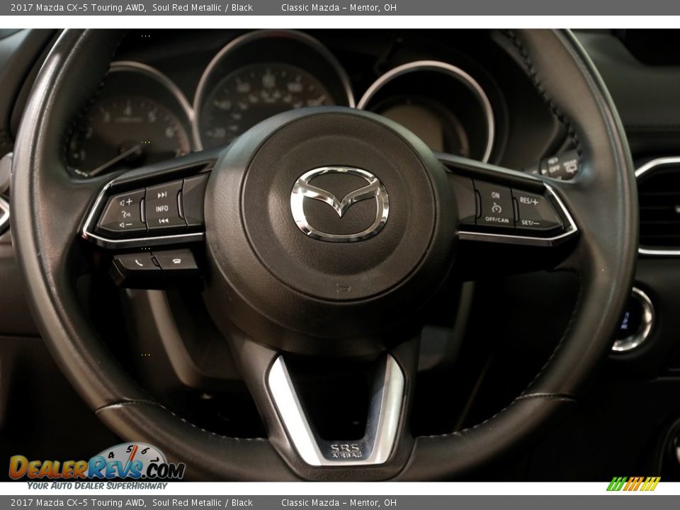 2017 Mazda CX-5 Touring AWD Soul Red Metallic / Black Photo #7