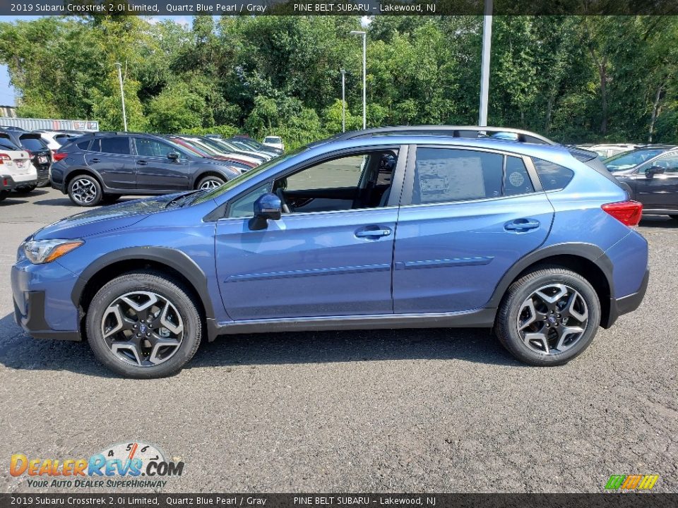 2019 Subaru Crosstrek 2.0i Limited Quartz Blue Pearl / Gray Photo #3