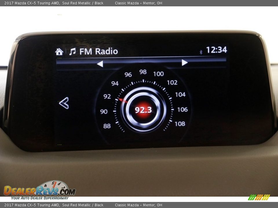 2017 Mazda CX-5 Touring AWD Soul Red Metallic / Black Photo #10