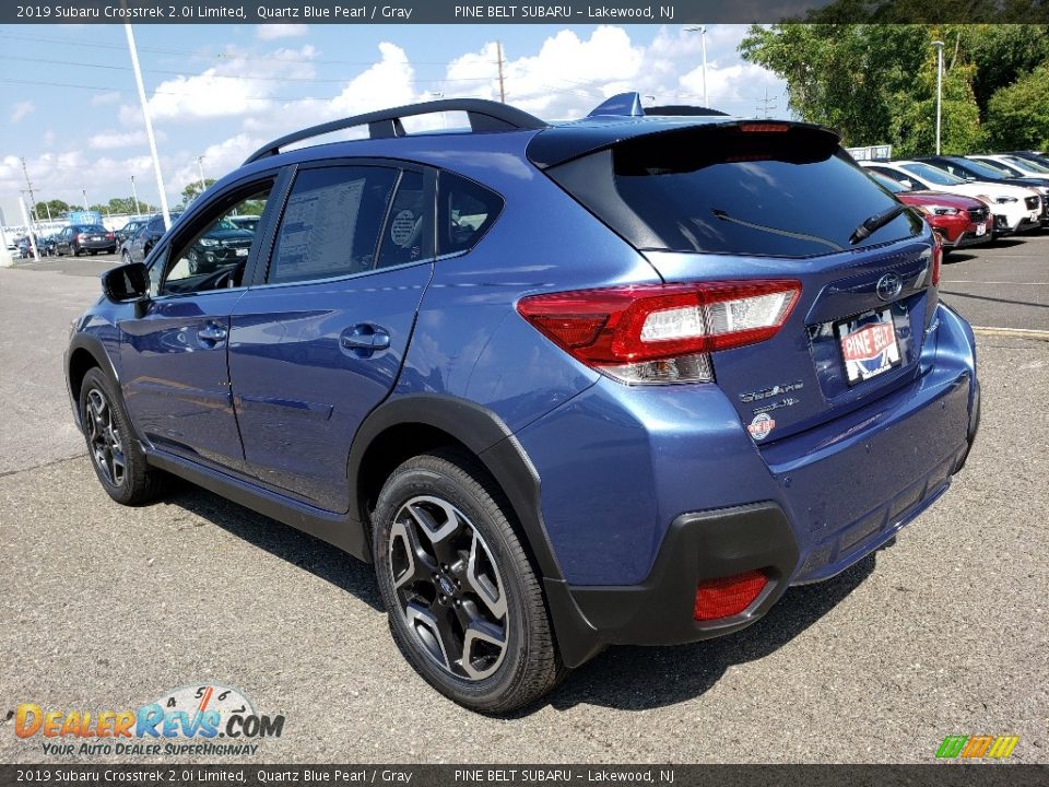 2019 Subaru Crosstrek 2.0i Limited Quartz Blue Pearl / Gray Photo #4