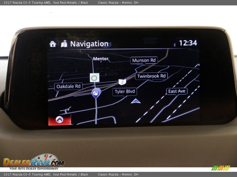 2017 Mazda CX-5 Touring AWD Soul Red Metallic / Black Photo #12